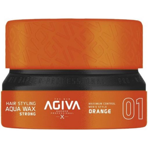 AGIVA Styling Aqua Wax Strong 01 Wet Look 155 ml (oranžový)