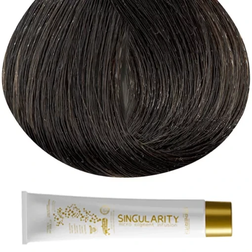Imperity Singularity krémová farba na vlasy 100ml 4.07 Hnedá Natural Cool Matt