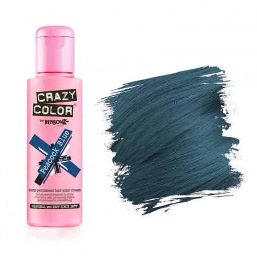 CRAZY COLOR Peacock Blue No.45 100 ml