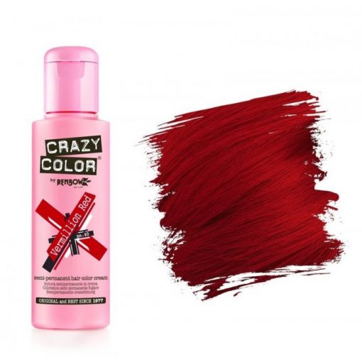 CRAZY COLOR Vermilion Red No.40 100 ml