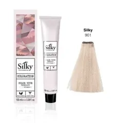 SILKY farba 100 ml 901 ultra svetlo popolavý blond