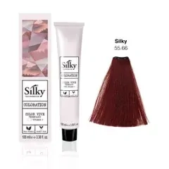 SILKY farba 100 ml 55.66 ligt intensive red brown