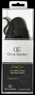 Olivia Garden Silkcut 5.7 Shear Matt Black Edition - kadernické nožnice