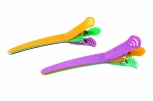 Olivia Garden Double Clips - klipy na vlasy (balenie 4 ks)