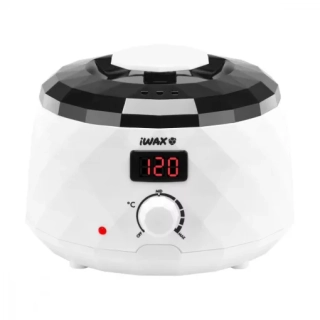  Ohrievač depilačného vosku plechovky iWax Diamond Tech 400 ml 100W biely