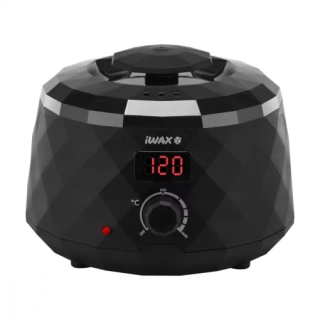  Ohrievač depilačného vosku plechovky iWax Diamond Tech 400 ml 100W čierny