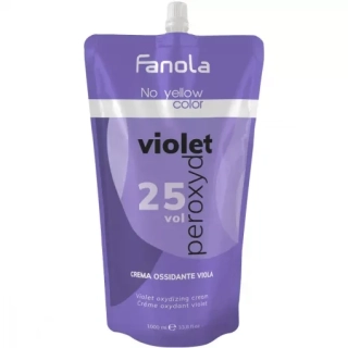 Fanola No Yellow violet krémový peroxid 25 Vol (7,5 %) 1000ml 