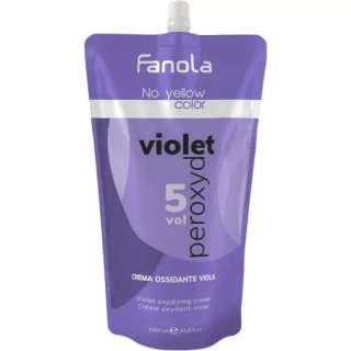Fanola No Yellow violet krémový peroxid 5 Vol (1,5 %) 1000ml 
