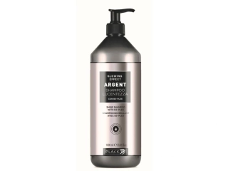 Black ARGENT Laminačný šampon pre poškodené, lámavé vlasy Glowin Effect 1000 ml