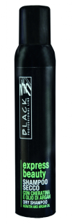 Black Dry Shampoo Keratin And Argan Oil 200 ml - suchý šampón na vlasy