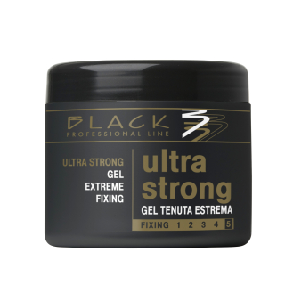 Black Gel Ultra Strong 500ml - gél na vlasy