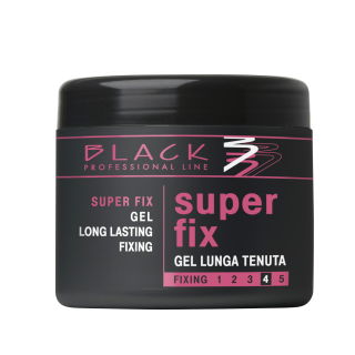 Black Gel Superfix 500ml - gél na vlasy