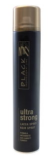 Black Ultra Strong Hair Spray 500ml - lak na vlasy