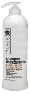 Black Shampoo Cioccolato E Cheratina 500ml - vlasový šampón